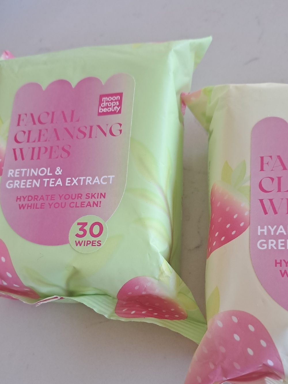 Facial Wipes, 2 Pk, New